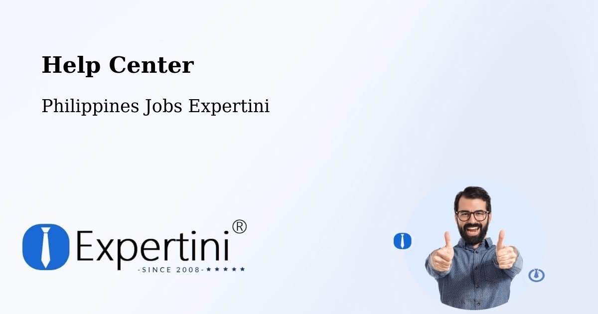 Help Center – Punolu - Philippines Jobs Expertini